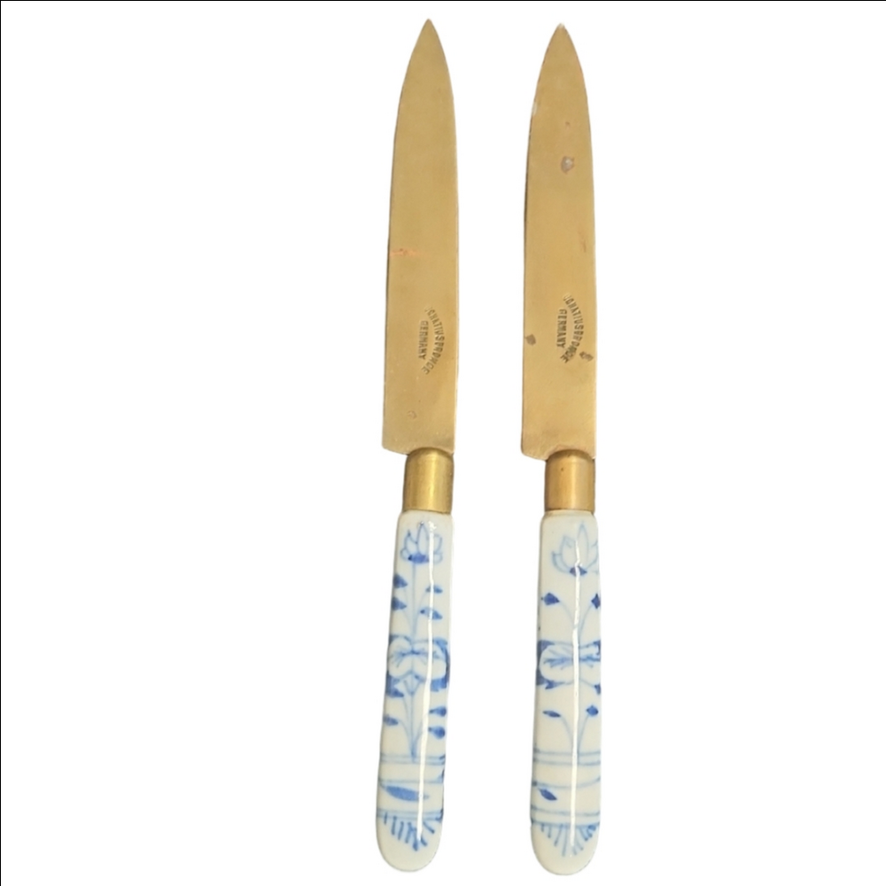 Blue Onion Ugnatius bronce Germany Fruit Knives